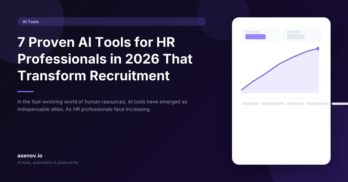 7 Proven AI Tools for HR Professionals in 2026 That Transform ...
